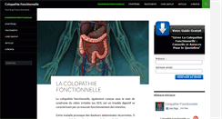 Desktop Screenshot of colopathiefonctionnelle.com
